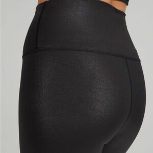 Wunder Train High-Rise Tight 25” Foil - Size 6 in Black